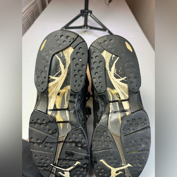 Size 12 - Air Jordan 8 Retro 2015 Chrome Black Grey Suede (305381-003) - Picture 12 of 16